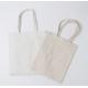 Recyclable 100 Cotton Tote Bags Plain White / Beige Color For Gift Packing