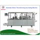 automatic blister pack thermal forming and cutting / trimming machine