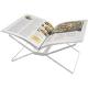 Folded Open acrylic book stand display Stand Holder Shelf Acrylic CookBook Display Stand