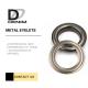 Outdoor Clothing Metal Eyelet Rings Replacement Good Chemical Resistance Large Size