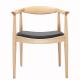 Natural Wood Officeworks  Hans Wegner Kennedy Chair Leather Seat