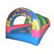 Inflatable the commercial rainbow water slide inflatable horizontal direction interesting wild splash on sale