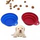 Collapsible Silicone Dog Pet Bowl For Feeding Foldable Bowls