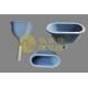 Durability ice blue laboratory cup sinks for chemical engineering science