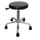 Backless ESD Safe Lab Chairs Polyurethane Foamed Thick Round Surface Puncture Resistant