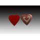 Disposable Red Heart Shape Retail Security Labels Checkpoint Plastic 43*47mm