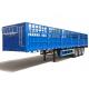 Curb Weight 6.2T Stake Semi Trailer 12R22.5 Fence Cargo Trailer