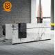 Marble Solid Surface Hotel Reception Table Checkout Counter Beautiful Appearance