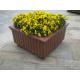 Recyclable Railing Wood Plastic Composite Flower Box for WPC Outdoor Furniture