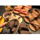 Rubber Sole Open Toe Leather Baby Walking Shoes