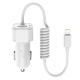 Lightning Interface MFI Car Charger Spring Cable 3.6V-6.5V 3A 6.5V-9V 2A