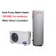 Low Noise Hybrid Heat Pump Water Heater , Air Energy Water Heater CE Certification
