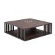 Modern Contemporary Simple Wooden Square Coffee Table