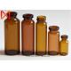 3ml 5ml 10ml Pharmaceutical Glass Bottles Amber Medicine Tubular For Steroids