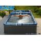 Large Acrylic Whirlpool Massage Bathtub Outdoor Swimming Spa Pool, 5900 * 2250 * 1320mm