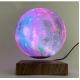 hot sale magnetic levitation 6inch colorful light starry moon lamp 3D printing