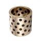 Oilless Graphite Plugged Bushings, Phosphor Bronze Bearings CuSn6Zn6Pb3 Material
