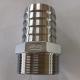 MSS SP-114 Stainless Steel Cast Fittings CL150 Threaded Hexagon Hose Nipple AISI 304