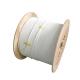 4 Core Single Mode White Color Fiber Optic Cable With 0.9 Buffer Fibers Inside