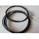 RAPID Gym Equipment Parts , Black Plastic Wire Rope For Gym Equipment