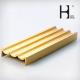 Lead Copper Alloy Profiles Brass Extrusion Profile Sections Customized Size Solt Shape ODM China Manufacturer CuZn39Pb2