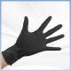 Black Finger Antislip Natural Latex Hand Gloves Tattoo Embroidery Food Processing Safty Nitrile Gloves