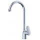 Chrome Polished Brass Kitchen Mixer Tap Bubbler Outlet Single Handle , Household Faucets