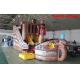 Brown Pirate Ship Bounce House ,  Inflatable Bouncy Pirate Ship Children Ship Inflatable Castle