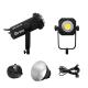 10000lux LED Video Studio Lights Dmx Control Daylight Film Shooting With Positive Cooling