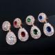 Women's WaterDrop Earrings, CZ Earrings For Bride Jewelry Parties Wedding  Jewelry Earrings Necklace jewelry set