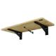 Customized Thickness Wall Mounted Shelf Brackets at Low Prices with Steel Material