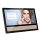 21.5 Inch Wall Mount LCD Panel , Capacitive Touch Screen Rj45 For Restaurant Hotel