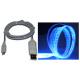 Clear Flat  Multicolor Glowing Optical Cable To 8 Pin Cable for IPhone5/iPad4/iPad Mini
