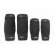 Soft Pads Skiing Knee Pad and Elbow Pad Four Pack Pad Set Black