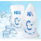 Transparent Disposable Plastic Ice Cube Bags Custom Printed Delivery