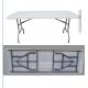 sell HDPE 8 foot folding table furniture/outdoor 8 ft rectangle plastic foldable table