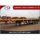 40ft flatbed semi trailer for transporting container 50 ton capacity