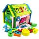 ODM Educational Cognitive Wisdom House Wooden Blocks Toys