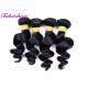 24 Inch Water Wave Peruvian 8A Virgin Hair Extensions Natural Color