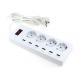 250V 4000W French Plug Electrical Extension Cord With USB Smart Sockets