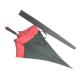 Big Red And Black Promotional Golf Umbrellas With Skidproof Cap And EVA Handle