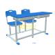 HDPE / PVC Tabletop Student Desk And Chair Set Size 1200* 400 * 25 mm