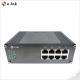 Unmanaged Ethernet Industrial PoE Switch 8 Port Gigabit RJ45