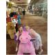Hansel 2018 latest soft toy rides dog toys plush zippy zoo rides children electric car ride
