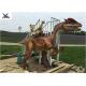 Handmade Animatronic Large Ride On Dinosaur For Theme Park / Amusement Park / City Plaza