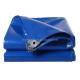 Blue PVC Tarpaulin Rainproof Waterproof Wet Sun Resistant 0.8mm-1.50mm Thickness