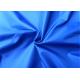 Blue Polyester Woven Fabric 190T Yarn Count Taffeta Comfortable Hand Feel