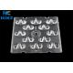 3030 Outdoor Optical Led Lens 16 In 1 Type One PC Material For Street Light