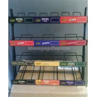 Advertising Countertop Metal Display Racks 4 - Tier Energy Drink Display Rack