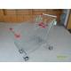 240L Supermarket Shopping Carts With Zinc Plated And Colorful Coating